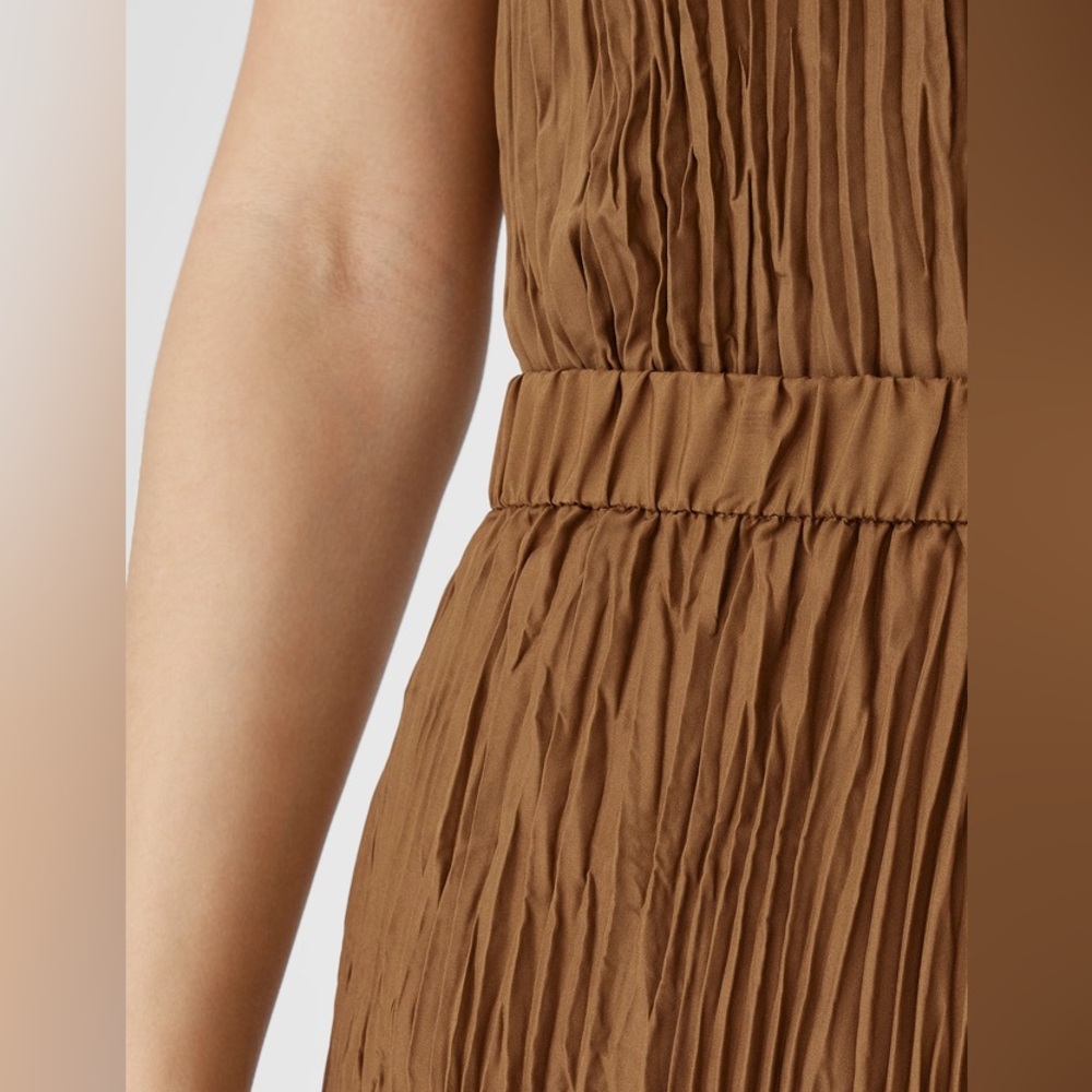 NWT Eileen Fisher Crushed Silk Maxi Skirt - Picture 4 of 9